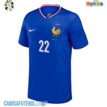 Camisa de time de futebol França Theo Hernandez #22 Replicas 1º Equipamento Europeu 2024 Manga Curta